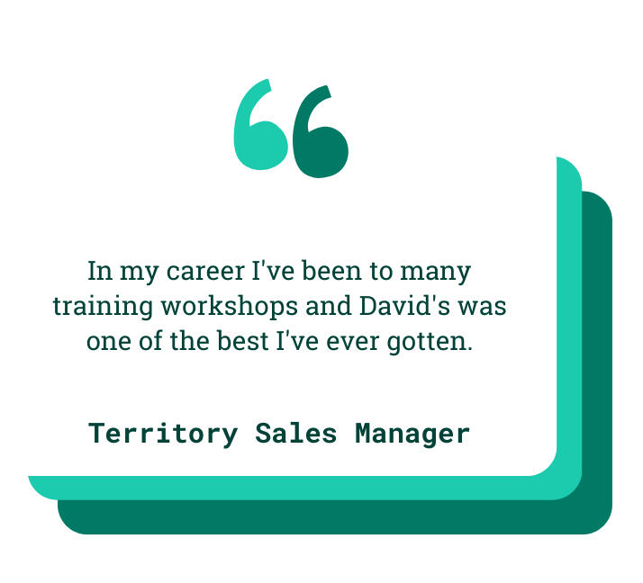 David Rashty's training was the best I've ever gotten